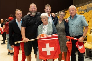 Familien-fan-club & Trainer Michael Hess